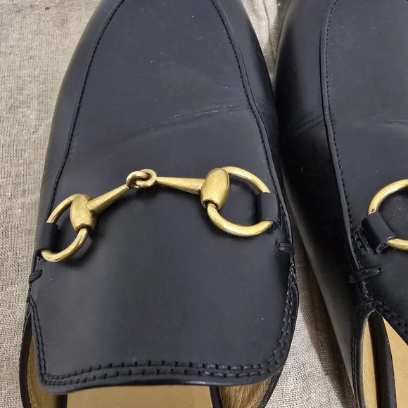 Gucci Princetown Horsebit Leather Mules, Black (Size 38) With Box - Picture 4 of 14